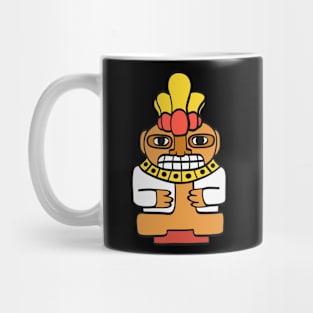 Aztec Statue South American Figure Indian Mug